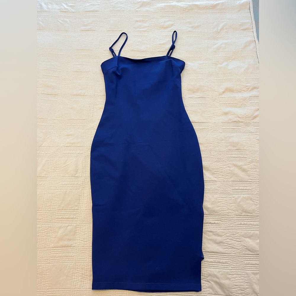 Lulu’s Paulina Bodycon Midi Dress (Size Small)